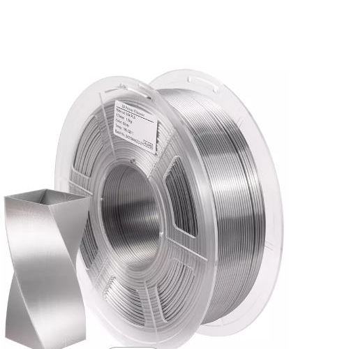 PLA Silk 3D Printing Filament 1KG/ROLL /Silver/006691